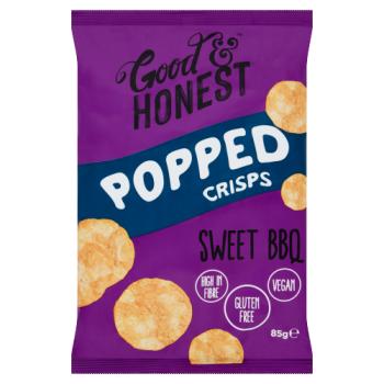 Good & Honest Popped Crisps Sweet BBQ 85g