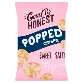 Good & Honest Popped Crisps Sweet & Salty 85g