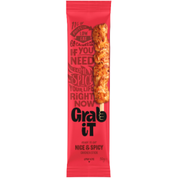 Grabit Nice & Spicy Chicken Stick 50g 
