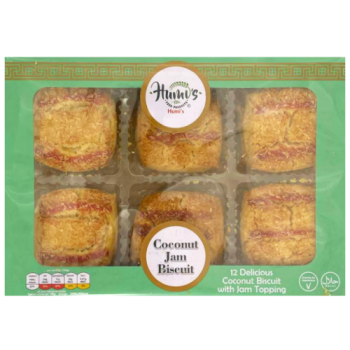 Humi's Coconut Jam Biscuits 12pk 
