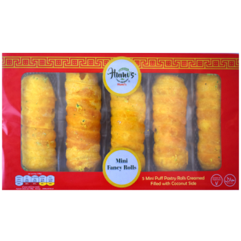 Humi's Mini Fancy Rolls Cream Filled with Coconut Side 5pk 