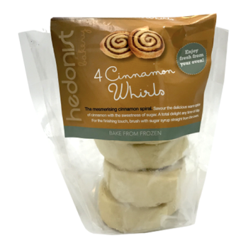Hedonist Bakery Cinnamon Whirls 4pk 