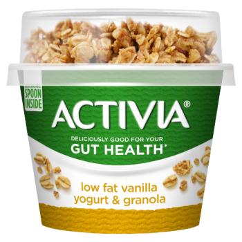 Activia Low Fat Vanilla Yogurt & Granola 165g