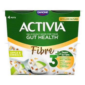 Activia Apple & Cereals 4 x 115g (460g)