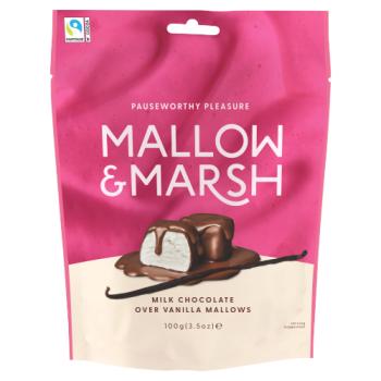 Mallow & Marsh Milk Chocolate Over Vanilla Mallows 100g