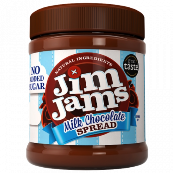 JimJams No Added Sugar Milk Chocolate Spread 350g