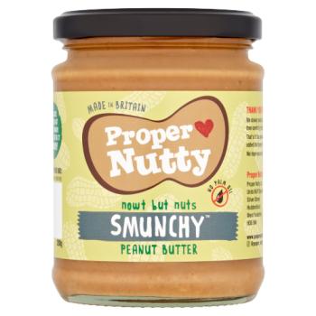 Proper Nutty Nowt But Nuts Smunchy Peanut Butter 280g