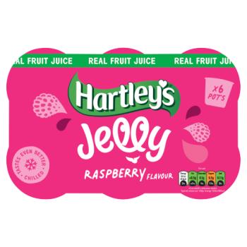 Hartley's Jelly Raspberry Flavour 6 x 125g (750g)