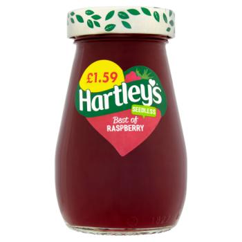 Hartleys Raspberry Seedless Pm&#163;1.59