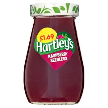 Hartley's Raspberry Seedless 340g PMP £1.69