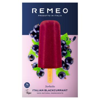 Remeo Trentino Blackcurrant Sorbetto 3 x 70g