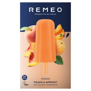 Remeo Sorbetto Peach & Apricot 3 x 70g