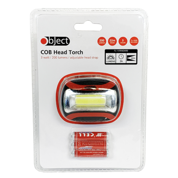 Object Cob Head Torch 3 Watt 200 Lumens 