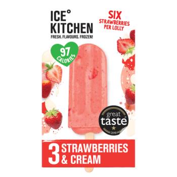 Ice Kitchen Strawberry & Cream Multipack
