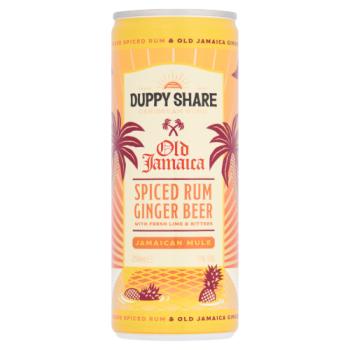 Duppy Share Old Jamaica Spiced Rum Ginger Beer Jamaican Mule 250ml