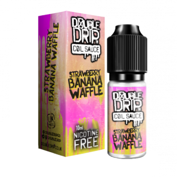 Double Drip Strawberry & Banana Waffle E-Liquid 6mg 10ml 