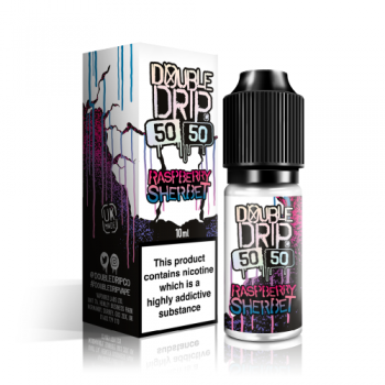 Double Drip 50/50 Raspberry Sherbet E-Liquid 6mg 10ml 