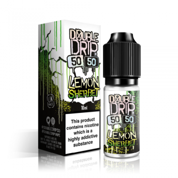 Double Drip 50/50 Lemon Sherbet E Liquid 6mg 10ml 