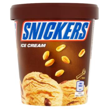 Snickers Chocolate Peanut Ice Cream Tub 500ml