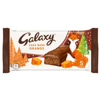 Galaxy 5 Cake Bars Orange