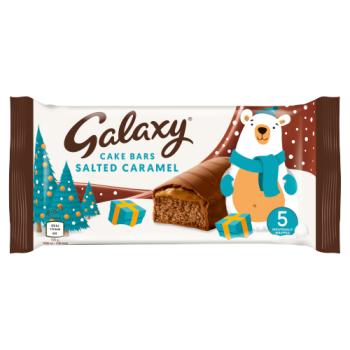 Galaxy 5 Cake Bars Salted Caramel