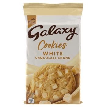 Galaxy White Chocolate Chunk Cookies 180g