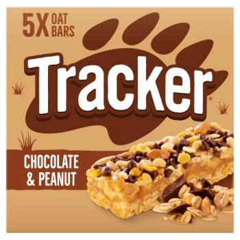 Tracker Chocolate & Peanut Oat Bars 5 x 26g (130g)