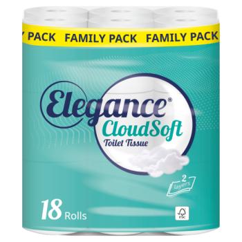 Elegance 18 CloudSoft Toilet Tissue