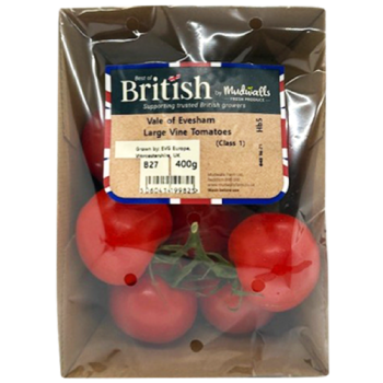 Best of British by Mudwalls Vale of Evesham Large Vine Tomatoes 400g