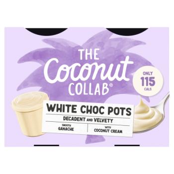 The Coconut Collab White Choc Pots 4 x 45g