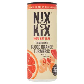 Nix&Kix Sparkling Blood Orange Turmeric 250ml