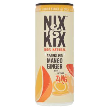 Nix&Kix Sparkling Mango Ginger 250ml