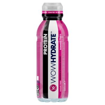 Wow Hydrate Protein Summer Fruits Protein & Vitamin Water 500ml
