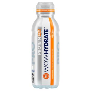 Wow Hydrate Protein Pro Tropical Protein & Vitamin Water 500ml