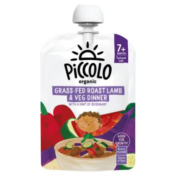 Piccolo Organic Roast Lamb Dinner & Vegetables Textured 7+ Months 130g