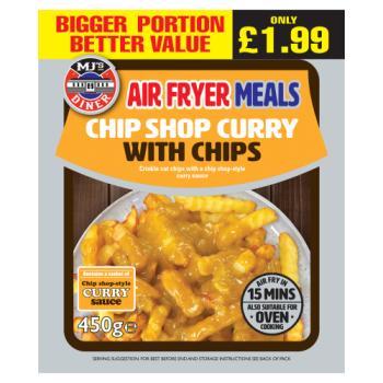  MJ's Diner Chip Shop Curry with Chips 450g