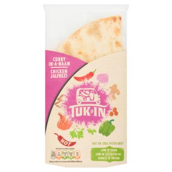 Tuk In Curry in a Naan Chicken Jalfrezi 180g