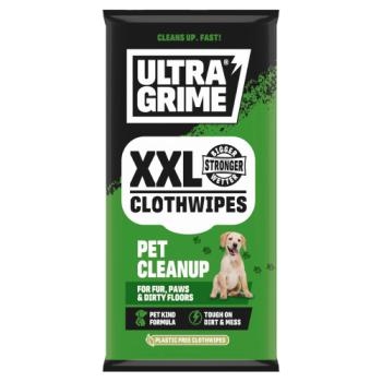 UltraGrime XXL Pet Cleanup 20 Clothwipes