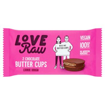 Love Raw 2 Chocolate Butter Cups Cookie Dough 34g