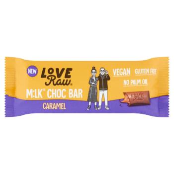 Love Raw Milk Carmel Choc Bar