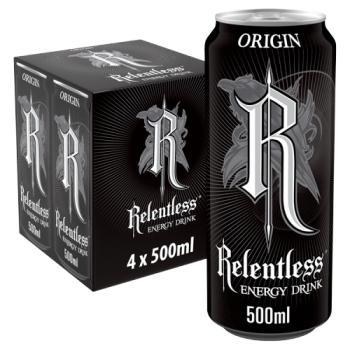 Relentless Origin Energy Drink 4 x 500ml