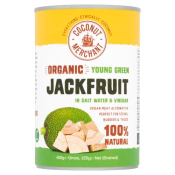 Coconut Merchant Organic Young Green Jackfruit in Salt Water & Vinegar 400g