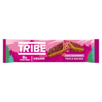 Tribe Triple Decker Choc Raspberry40g