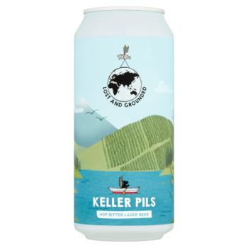 Lost and Grounded Keller Pils Hop Bitter Lager Beer 440ml