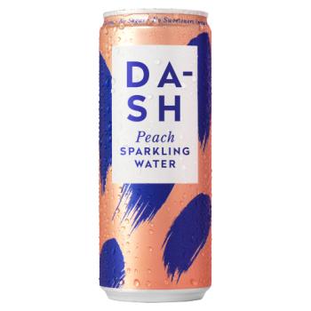 DASH Peach Sparkling Water 330ml
