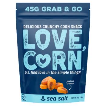 Love Corn Sea Salt Delicious Crunchy Corn 45g