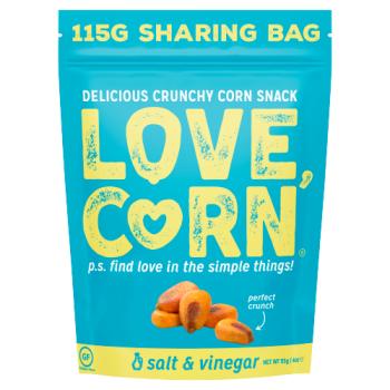 Love Corn Salt & Vinegar Delicious Crunchy Corn 115g