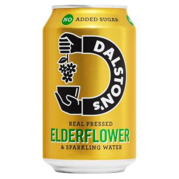 Dalston's Real Pressed Elderflower & Sparkling Water 330ml