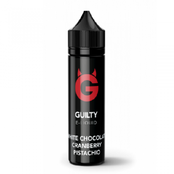 Guilty White Choc Cranberry Pistachio E-Liquid 0mg 50ml 