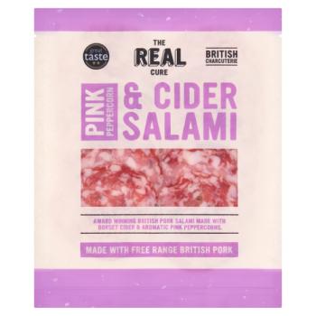 The Real Cure Pink Peppercorn & Cider Salami 55g